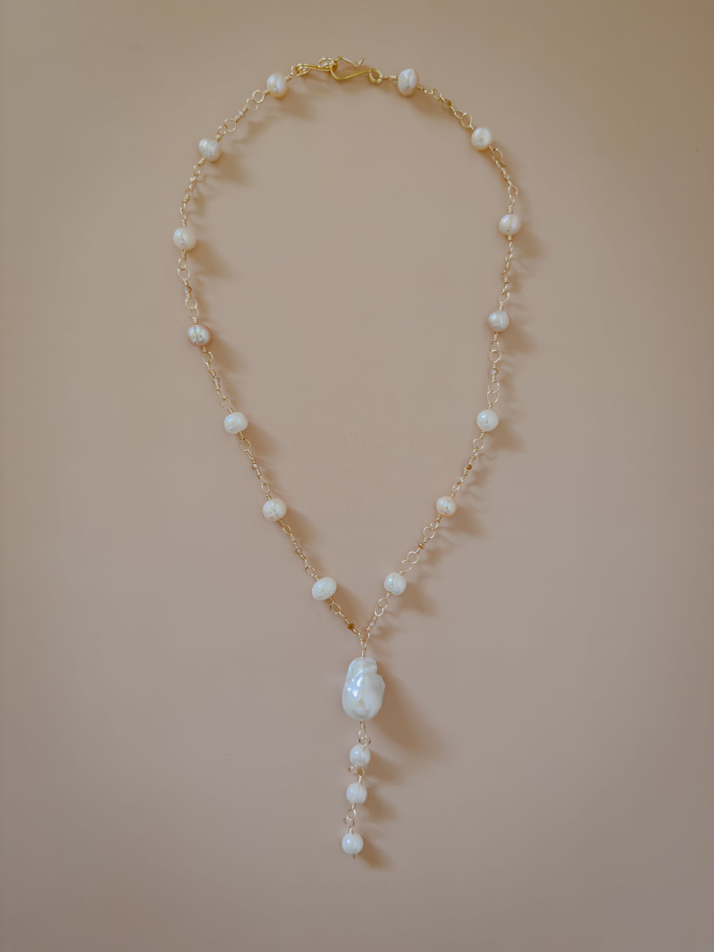 Rescued Freshwater Pearl Y-Neckacle